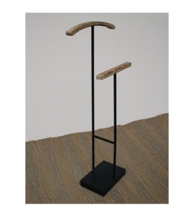 Valet métal & bois