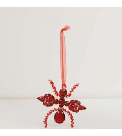 suspension araignée rouge