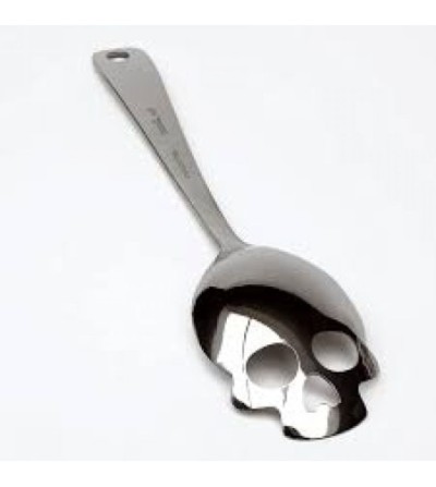 cuillère de service crâne