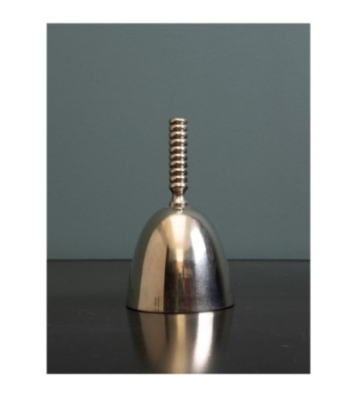Clochette nickel manche strié