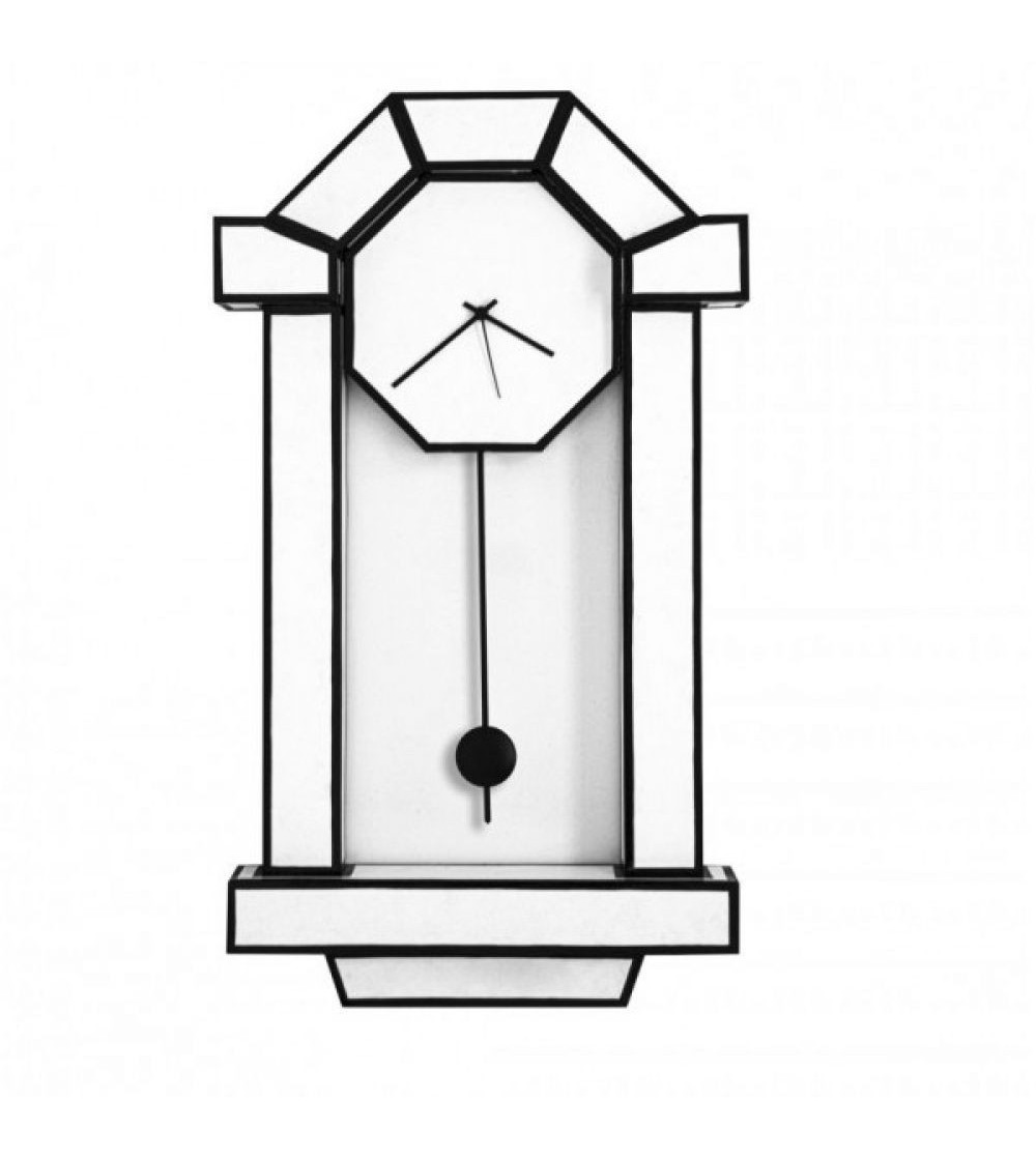 Horloge carton cut & paste
