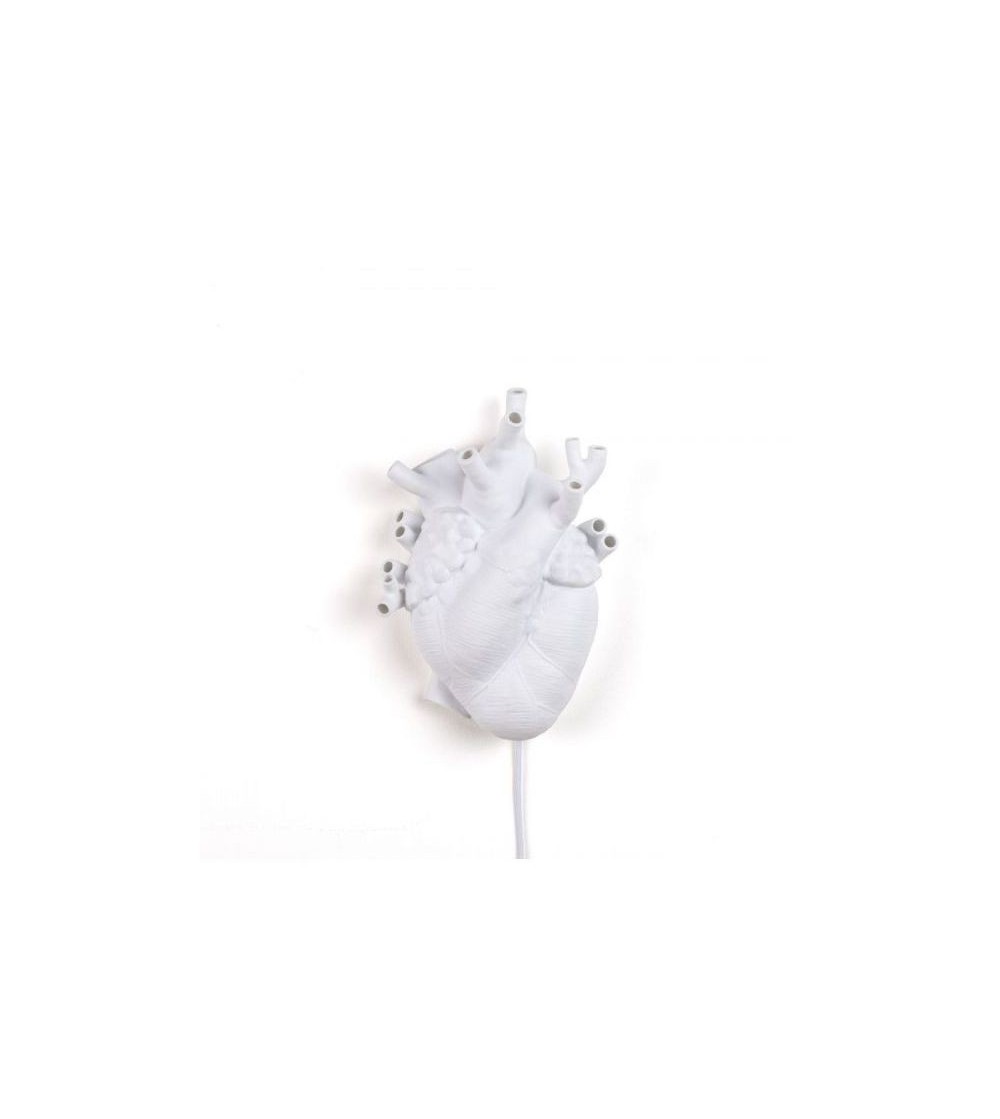 lampe coeur blanc