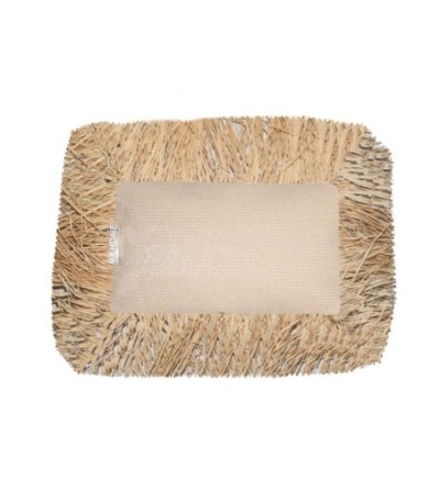 coussin frange
