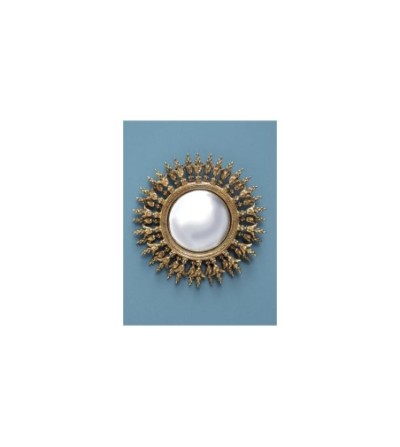 Miroir découpé soleil convexe 28.5cm (13.5)