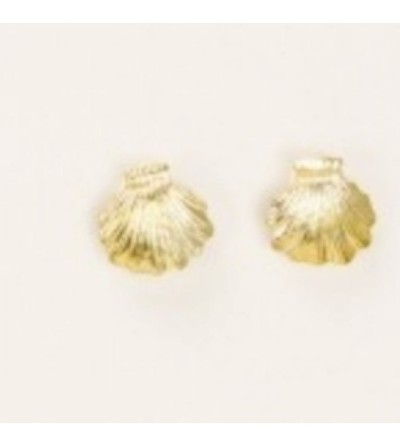 Boucles d'oreilles Coquillage en laiton