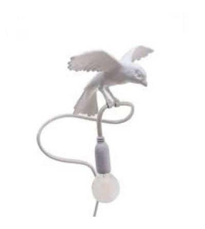 lampe à accrocher ou applique oiseau