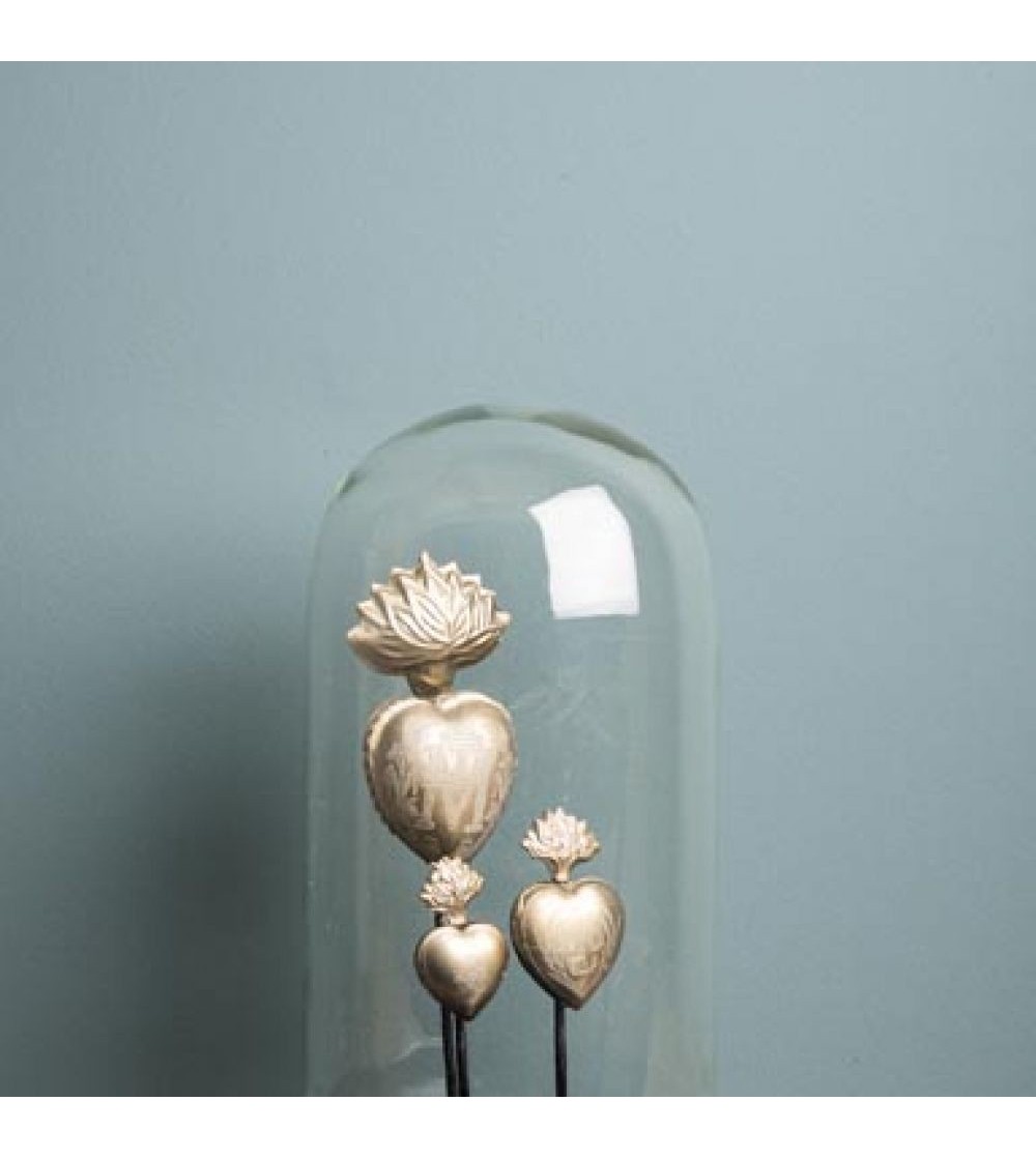 Dome et 3 boites ex voto coeurs