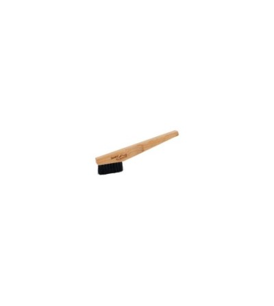 brosse à sneakers, hêtre, noir, 16 cm