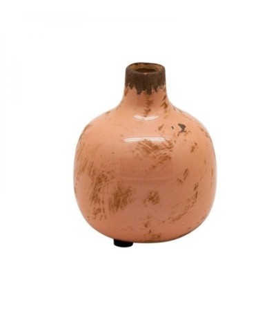 Petit vase céramique vieux rose