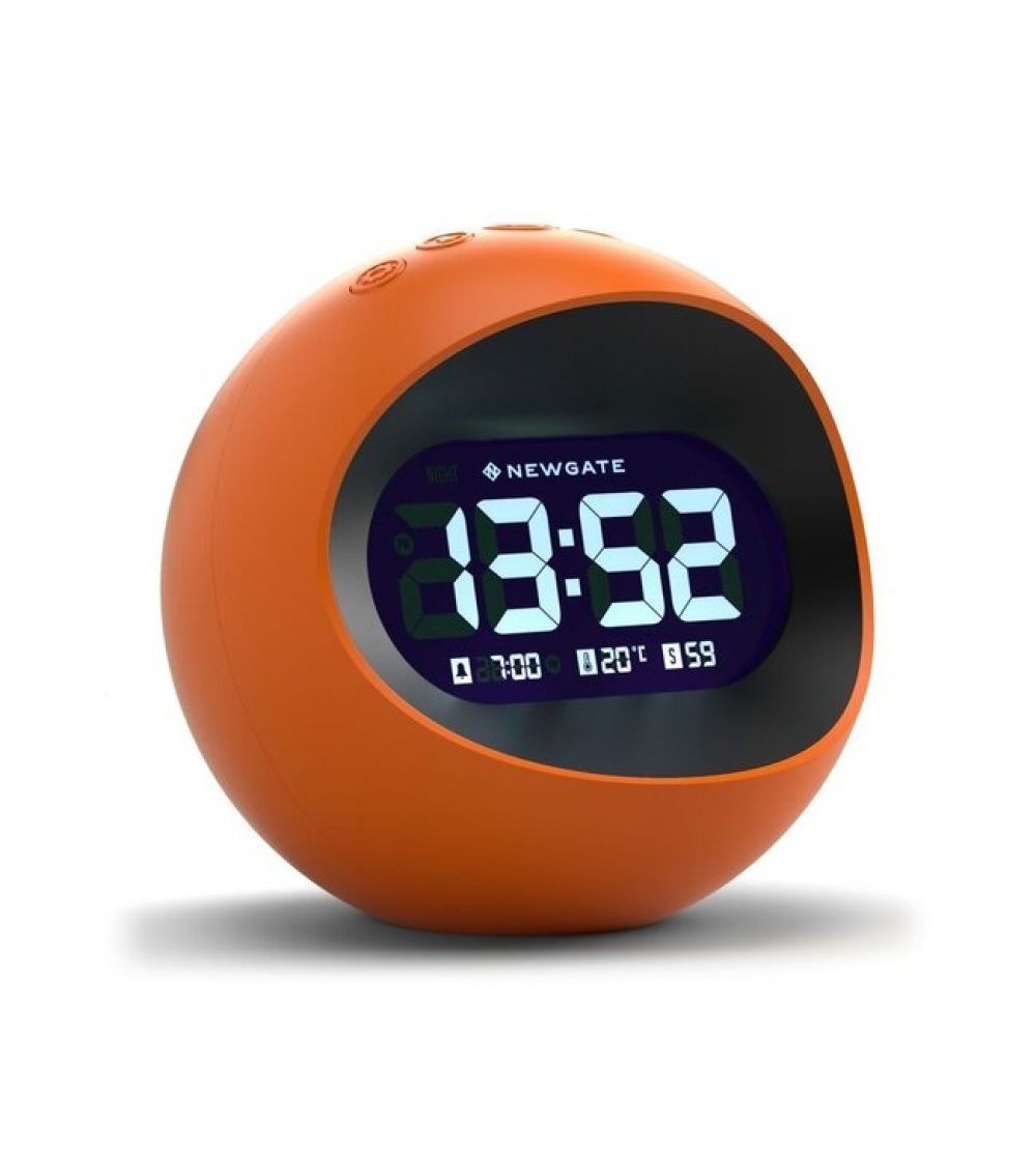 Réveil Centre du monde écran LCD- orange