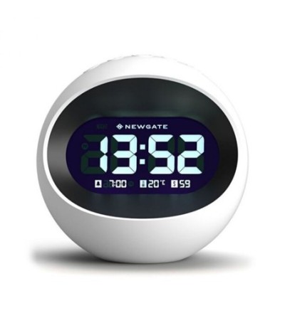 Réveil Centre du monde écran LCD- blanc