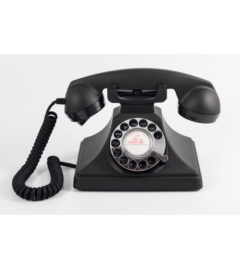 Téléphone vintage GPO 200 noir