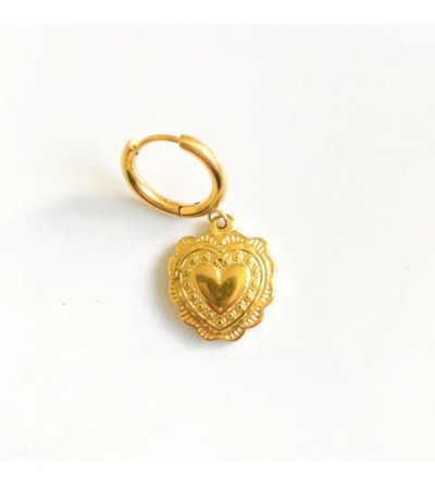 Mono boucle coeur ex-voto