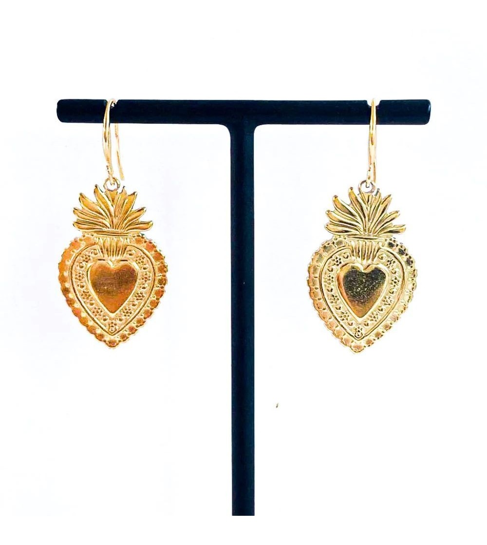 Boucles d'oreille ex-voto mystic
