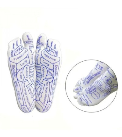 Chaussettes de réflexologie & stylo de massage