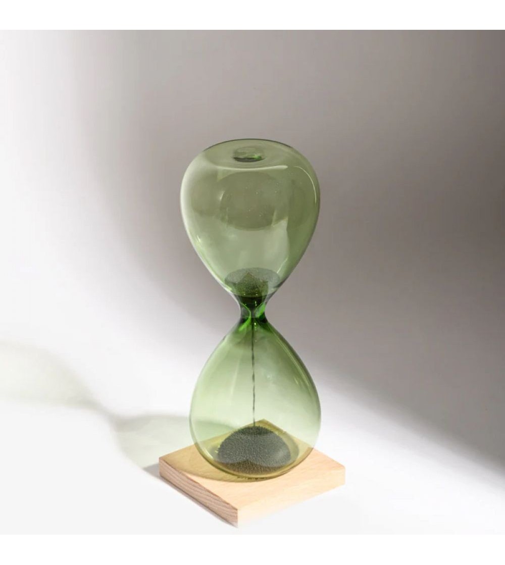 Sablier magnétique vert