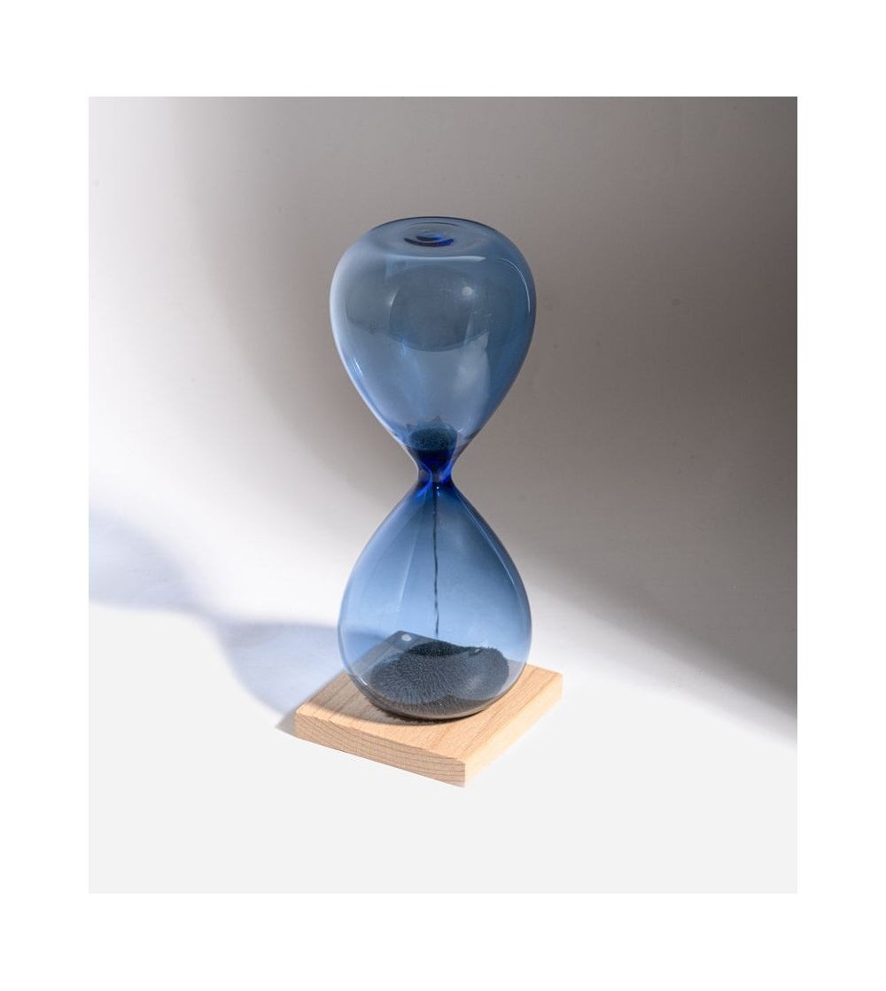 Sablier magnétique bleu