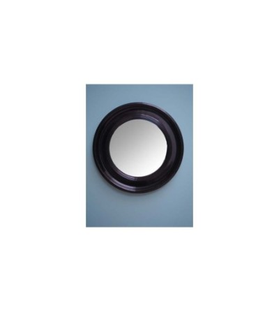 miroir convexe laque noir 58cm