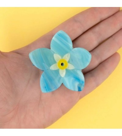 Pince à cheveux myosotis