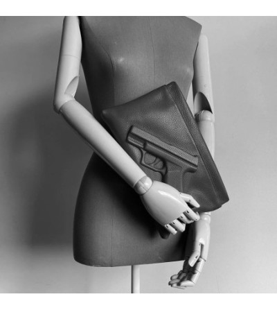 Sac pochette gun coloris bordeau