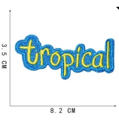 Écusson brodé TROPICAL