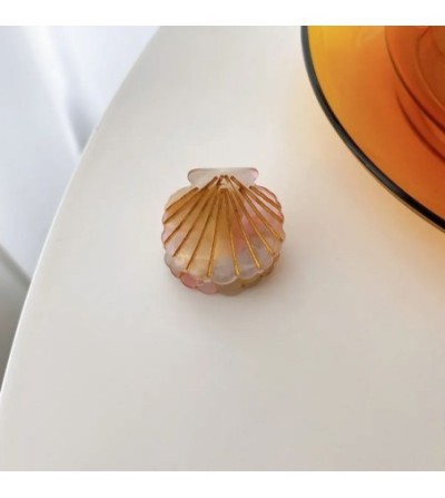 Mini pince à cheveux petit coquillage nude