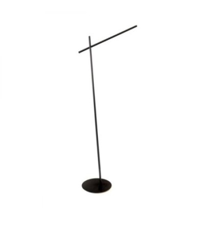 pied de lampe acier noir